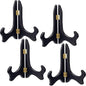 Tatuo 4 Packs Wooden Display Stand Decorative Plate Stands for Display Picture Frame Holder Easels