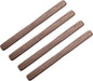 4Pcs Black Walnut Wood Coffee Stirrers 6″ Reusable Wooden Drink Stir Sticks for Coffee, Tea, Milk, Chocolate & Jam Spreader