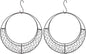 Air Plants Holders Wire Wreath Frame Hanger, 11 inch Moon Shape Wreath Form Hanging Plant Holder Metal Hanging Orchid Planter Plant Basket Holder, Succulent Wire Wreath Frame with Hook (Pack of 2)