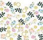 200 pcs Flower and Greenery Wedding Confetti for Tables, Off The Market Bridal Shower Decor, Sage Green Bachelorette Confetti for Engagement Wedding Shower Decorations.