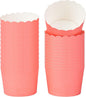 Panificio 3 Ounce Cupcake Wrappers, 200 Scalloped Baking Cups - Oven-Ready, Greaseproof, Red Paper Cupcake Liners, Disposable, For Birthdays, Baby Showers, Or Weddings - Restaurantware