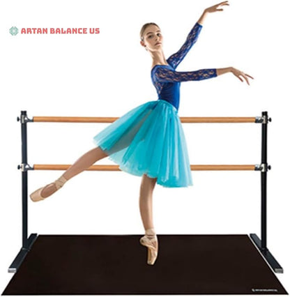 Marley Dance Floor- Ideal for Ballet, Jazz, Tap, and Party Dancing for All Ages- Non-Slip Dance Floor for Smooth Flooring - Ballet Floor for Home, Studio and Outdoor Dance Floor