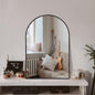 Arched Wall Mirror for Bathroom,Mirrors for Wall,24''x36'',Vanity Mirror for Bedroom Dresser, Entryway, Living Room, Metal Frame (36''x24'',Black)