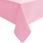 Hiasan Pink Tablecloth for Square Tables - Waterproof and Spillproof Washable Fabric Table Cloth for Dining Room Kitchen Party, 70 x 70 Inch