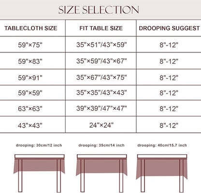 patdrea Designer Vintage Cotton White Lace Tablecloth for Rectangle Tables,French Country Cottage Embroidered Table Cloth Art Decor for Kitchen Wedding Patries Banquet Christmas,59"*83"