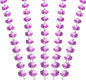 PATIKIL 14 mm Crystal Garland Strands, 98.4 Ft Acrylic Octagon Chandelier Bead Chains String for DIY Craft Wedding Party Home Decorative Jewelry Making, Purple