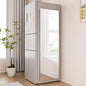 63"x20" Magnetic Mirror Lightweight Full-Length Mirror | Strong Adhesion, Easy Installation | Suitable for Refrigerators, Glass Walls, Wooden Doors, and More | 2.8LBS Ultra-Strong Support, White