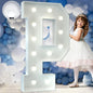 Marquee Letters 4 Feet Tall Large Light Up Letters Baby Shower Decorations Wedding Engagement White Party Decorations Prom Sign Big Cardboard Backdrop P