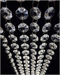 WAZHRMGHG 99FT Clear Acrylic Crystal Garland Strands Hanging Chandelier Bead Chain Ornament String Decorations for Manzanita Centerpiece Christmas Tree Wedding Party Celebration (99FT(30M))