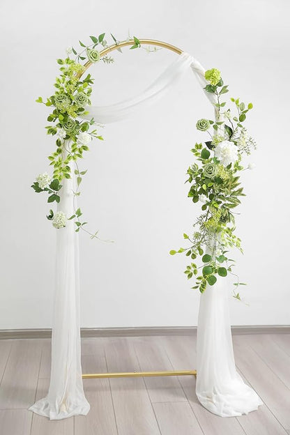 Serra Flora Artificial Greenery Stems Box Set,(Pack of 42pcs) with 7 Kinds of Faux Pink Green Filler for DIY Bridal Bouquets Wedding Floral Arrangement Table Centerpieces