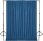 DWCN 10x10 FT Backdrop Curtains for Parties, Photography Backdrop Drapes with Rod Pockets for Wedding Decorations Stage Birthday Family Gatherings, 2 Panels 5ft x 10ft, Royal Blue