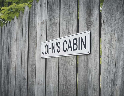 Custom Signs Outdoor Metal, Personalized Street Reflective Signs with Text Photo, 6x24 Inches, Single/Double Sided, Rust Free .040 Aluminum