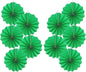 Green Party Decorations,Green Paper Decorations for Party,Tennis Party Decorations Party Paper Fans Bulk 8in,Graduation Decoration Classroom Decor,St Patrick's Day Decortions 30 Color DIY Set （Green）