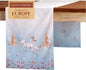 Maison d' Hermine Table Runner 100% Cotton Double Layer Table Runners 72 inches Long for Thanksgiving Christmas Decorations Home Kitchen Dining Party Wedding (Fairy Tale Forest, 14.5" x 72")