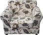 KRFOONN 2 Piece Chair Covers Printed Sofa Covers Couch Covers Washable Armchair Sofa Couch Slipcover Furniture Protector with Elastic Bottom for Living Room (Armchair, 03), Small