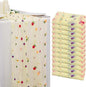 BINBE 12pcs Daisy Fall Table Runner Embroidery Gauze 10FT Florals Seasonal Tulle Holiday Birthday Kitchen Dining Table Decor for Home Party Yellow