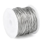 49FT Jewelry Wire 18 Gauge Tarnish-Resistant Copper Beading Wires Roll Bulk for DIY Crafts Jewelry Making, Silver Wire