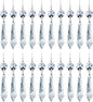 H&D HYALINE & DORA 20PCS 55mm Clear Chandelier Icicle Crystal Prisms Lamp Decoration