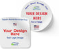 avgrafx 2 in Custom Stickers Vinyl Waterproof Dishwasher Safe, UV Resistant. Make Your Own Personalized Labels for Your Brand, Text Image, or Logo. Made USA.