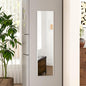 47"x12" Magnetic Mirror Lightweight Full-Length Mirror | Strong Adhesion, Easy Installation | Suitable for Refrigerators, Glass Walls, Wooden Doors, and More | 8.2kg Ultra-Strong Support | White