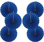 BARTHEW Blue Birthday Decorations,DIY Blue Paper Fans Hanging Decoration ,Party Decorations for Adults 16in, Royal Blue Birthday Decorations,Baby Shower Decorations 30 Color DIY Set (Navy Blue)