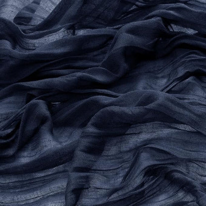 MLMW Navy Blue Table Runner Cheesecloth Boho Gauze Rustic Cheese Cloth Table Runner 160 inch Sheer 13.3ft for Graduation Wedding Party Baby Bridal Shower Birthday