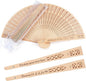 1Pcs Personalized Folding Hand Fans Custom Engraved Summer Wedding Fans,Personalized Wooden Fans Party Favor Bridal Shower Gifts for Guests