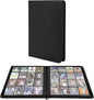 Premium 1000+ Pockets Trading Card Binder, 16-Pocket Ringless Side-Loading Album for TCG, MTG, Lorcana, Sports & Standard-Size Cards (Black2)