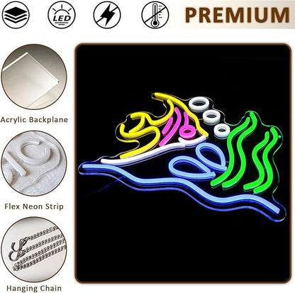 Tropical Fish Neon Sign for Wall Decor, Fish Led Signs for Room, USB Dimmable Neon Lights for Fish Shop Bar Home Pub Club Man Cave Party Store Office Restaurant Ocean Museum Decoration