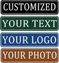 Custom Sign, Personalized Metal Signs,Customized Metal Signs Outdoor for Offices, Businesses, Workplaces, Street, Address, Indoor and Outdoor Use