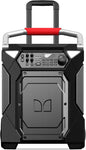 Monster Rockin’ Roller 360 Indoor/Outdoor Portable Bluetooth Speaker | Up to 240W of 360 Degree Sound & Up to 100 Hours of Playtime | Includes Microphone