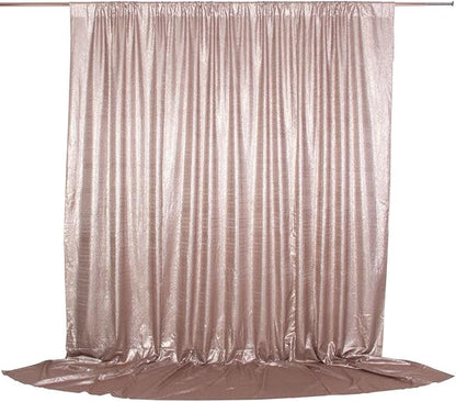 Poise3EHome 6Ft x 6Ft Champagne Sequin Backdrop, Glitter Thick Sequin Background Drapes, Sequence Xmas Thanksgiving Backdrop for Wedding Party Holiday Festival Decor