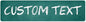 Custom Sign, Custom Street Sign, 11 Font Colors, 13 Font Styles, 4 Hole Options, 22 Sizes, 3x12 Inches, Rust Free DiBound, Fade Resistant, Made in USA by My Sign Center (Chalkboard Green)