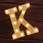 MUMUXI Marquee Light Up Letters | Large Light Up Numbers | Battery Powered and Bright with Every Letter of The Alphabet | for Wedding, Birthday, Party, Celebration, Christmas or Home Decoration (K)