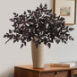 Fall Decor，Fall Stems,Artificial Cimicifuga Stems,6-Pack 32 Inch,Purple Fall Foliage Spray for Tall Vase,Farmhouse Thanksgiving Mantel Centerpiece Halloween Decor Arrangements