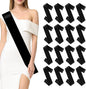 Blank Sash 16 PCS Sashes DIY Satin Sash Chair Sashes Scout Sash President Sash Senior Sash Scout Sash Wedding Party Sash