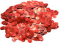 Red Foil Confetti,Round Dots Glitter Table Confetti,Sparkling for Party Decorations(1.76 OZ)