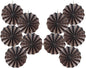 Coffee Party Decorations,Coffee Birthday Decorations,Party Events Accessories,Coffee Themed Party Decorations,Coffee Party,Friends Themed Party 8in Hanging Paper Fans 30 Color DIY Set(Coffee))