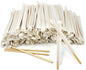 500Pcs Bamboo Coffee Stirrers Individually Wrapped – Coffee Stir Sticks 5.5 Inch, Stir Sticks For Coffee Bar, Disposable Stir Sticks for Coffee and Cocktail