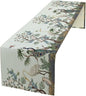 Peacock Table Runner,Retro Chinese Peonies Flowers Peacock Table Runner for Home Kitchen Dining Party Indoor Outdoor Decoration 13x108 Inch