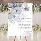 Personalized Welcome To Our Wedding Sign, Wedding Decorations, Flowers Wedding Sign #10, Vesion 10