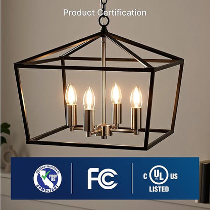 FLSNT LED Candelabra Light Bulbs 60W Equivalent E26 Base, Dimmable B11 LED Chandelier Light Bulbs, 2700K Soft White, 24 Pack UL,CA65 Listed.