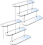 Acrylic Risers Display Stand, Clear Perfume Organizer, Clear Cupcake Stand Holder, Dessert Display for Party, Display Shelf for Cologne Skincare Collection 𝐚𝐦𝐢𝐢𝐛𝐨 Funko-POP Figure 2PCS