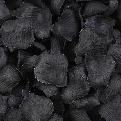 3300 PCS Artificial Fake Rose Petals,Flower Petals,Romantic Nightfor Her/Him Set,Wedding, Engagement, Party, in Bulk Flower Decorations（Black）