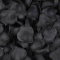 1000 Pcs Artificial Fake Rose Petals,Flower Petals for Romantic Night, Engagement, Party, Wedding, Event Flower Decorations, in Bulk(Black)