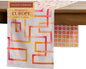 Maison d' Hermine Table Runner 100% Cotton Double Layer Table Runners 108 inches Long Decorative for Home Kitchen Dining Party Wedding Bridal Shower Spring Summer (Summer Maze, 14.50" x 108")