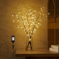 Fudios Lighted Branch Plug in with Timer Willow Branches with Fairy Lights for Vase Twig 32IN 150 LED Outdoor and Indoor Holiday Party Decor