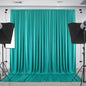 10 ft x 10 ft Wrinkle Free Turquoise Backdrop Curtain for Parties, Thick Polyester Teal Photo Backdrop Drapes,2 Panels 5ft x 10ft for Baby Shower Wedding Engagement Birthday Mermaid Party