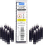 WRITECH Black Ink Cartridge Set: 16 Ink Cartridges Clictek Fountain Pens