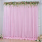 10x10ft Baby Pink Tulle Backdrop Curtain for Parites, Sheer Backdrop Curtains for Wedding Baby Shower Birthday Party Photo Shoot Decorations